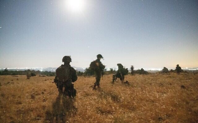 Troops of the Alexandroni Brigade operate in southern Syria, in a handout photo published on June 29, 2025 (Israel Defense Forces) Troops of the Alexandroni Brigade operate in southern Syria, in a handout photo published on June 29, 2025 (Israel Defense Forces)