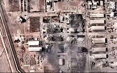 Footage released by the IDF on June 21, 2025, shows the aftermath of Israeli strikes on Iran's Isfahan nuclear facility. (Israel Defense Forces)