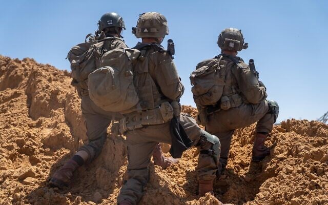 IDF troops operate in the Gaza Strip, in images released on June 1, 2025. (Israel Defense Forces)