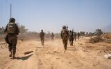 Israeli troops operating in the Gaza Strip in a handout photo released on June 2, 2025 (Israel Defense Forces)