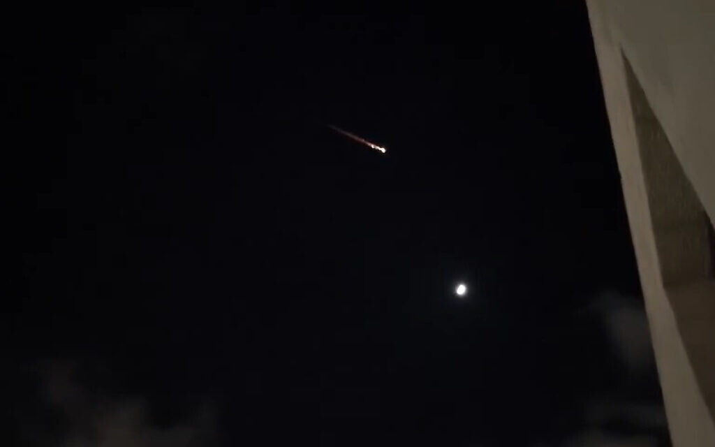 Houthi missile triggers sirens in wide swaths of Israel, is intercepted by IDF