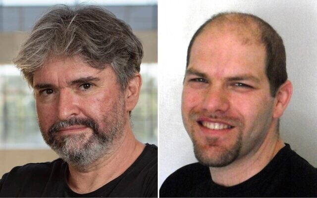 Prof. Alexander Binshtok, left, from the Hebrew University’s Faculty of Medicine and Center for Brain Sciences (Courtesy/Maxim Dinshtein) and Prof. Avi Priel from its School of Pharmacy (Courtesy/Avi Priel) Prof. Alexander Binshtok, left, from the Hebrew University’s Faculty of Medicine and Center for Brain Sciences (Courtesy/Maxim Dinshtein) and Prof. Avi Priel from its School of Pharmacy (Courtesy/Avi Priel)