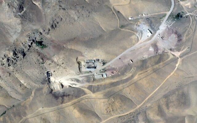 SkySat imagery of Tabriz North missile base, captured June 16, 2025. (Planet Labs PBC)