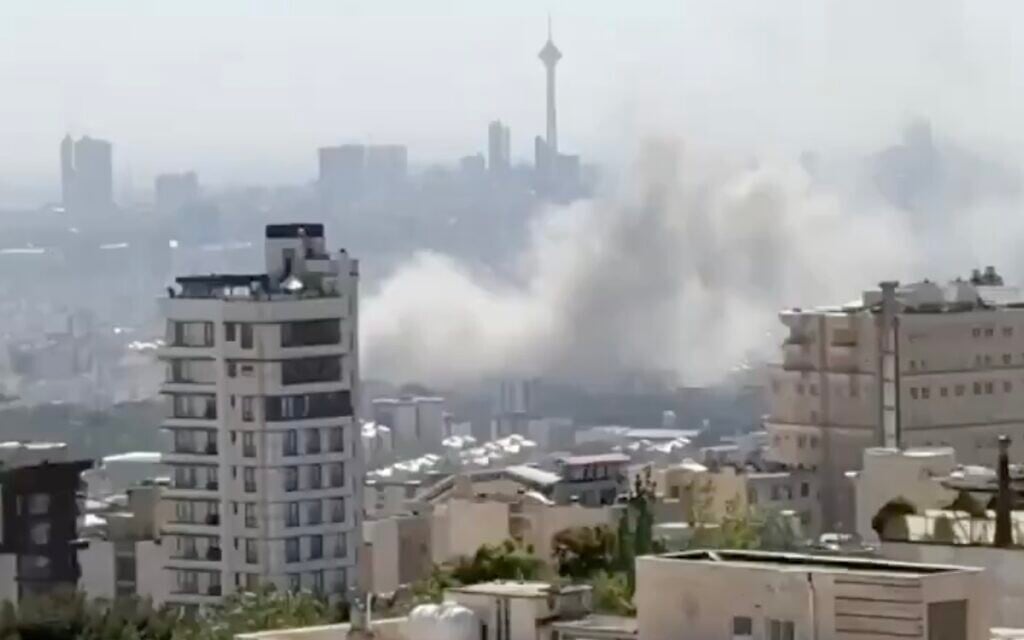 IAF continues to strike Tehran, targeting police HQ and centrifuge production sites