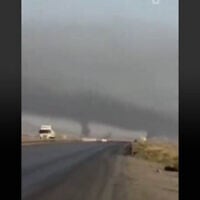 Social media video shows Iran’s Natanz facility for uranium enrichment after it was hit by Israeli airstrikes early on June 13, 2025, with Israeli defense officials assessing the damage was significant. (X screenshot; used in accordance with clause 27a of the copyright law)