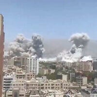 Footage posted to social media shows the aftermath of Israeli strikes in Tehran on June 23, 2025 (X; used in accordance with Clause 27a of the Copyright Law)