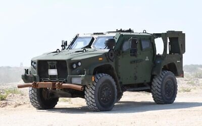 An IDF Oshkosh JLTV light armored utility vehicle, August 3, 2024. (Israel Defense Forces)