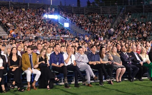 During the opening night of the 41st Jerusalem International Festival, held in July 2024 (Sivan Farag)