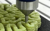 A 3D printer produces an innovative building material designed at the Technion-Israel Institute of Technology in Haifa in which microorganisms bind sand together. The final product is being exhibited in one of nine international installations at the Triennale, Milan. (Disrupt.Design Lab, Faculty of Architecture and Town Planning, the Technion)