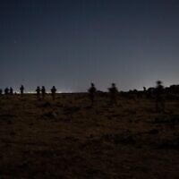 IDF troops operate in southern Syria, in a handout photo issued on July 7, 2025. (Israel Defense Forces)