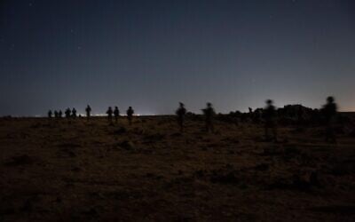 IDF troops operate in southern Syria, in a handout photo issued on July 7, 2025. (Israel Defense Forces)