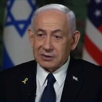 Prime Minister Benjamin Netanyahu speaks to Newsmax's Greta Van Susteren, July 11, 2025 (Screenshot/Newsmax)