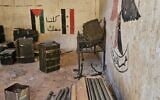 Weapons found by IDF troops in southern Syria, in an IDF handout photo released on July 13, 2025. (Israel Defense Forces)