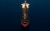 ILLUSTRATIVE: Antigua-flagged bulk carrier vessel Vega Granat sailing off the coast of Larnaca on June 3, 2024. (Amir MAKAR / AFP)