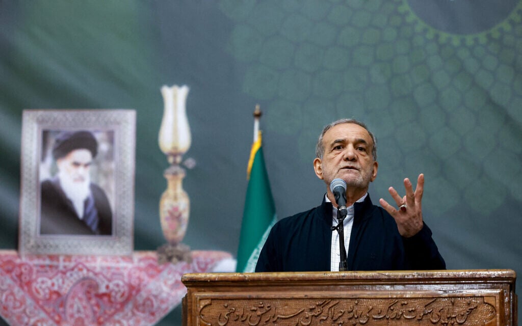 Iran’s president Pezeshkian was injured in an Israeli airstrike last month – report