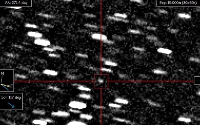 An image of interstellar object A11pI3Z captured on June 2, 2025. (David Rankin, Saguaro Observatory / AFP) An image of interstellar object A11pI3Z captured on June 2, 2025. (David Rankin, Saguaro Observatory / AFP)