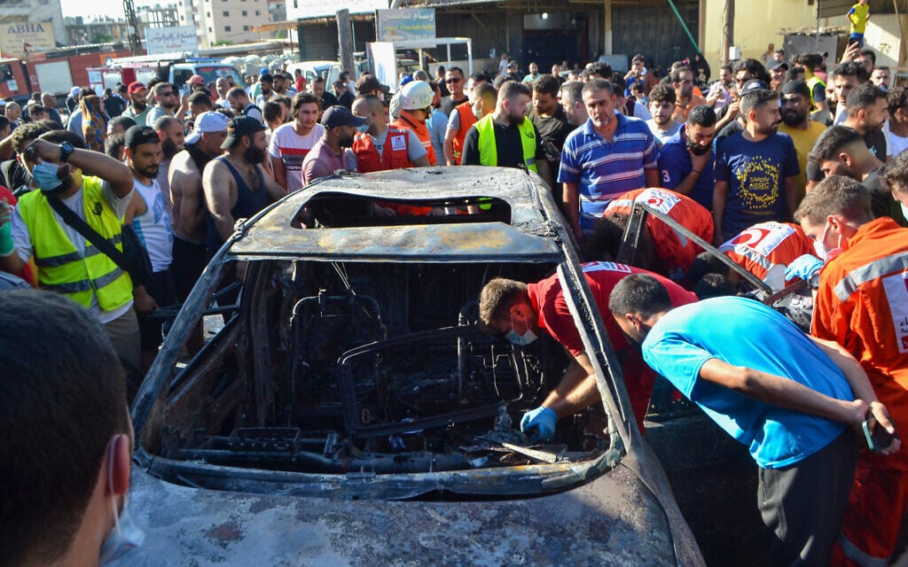 Israeli strike in south Lebanon said to kill one person, wound five