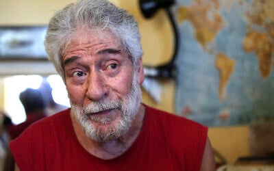 This photograph taken during a visit of French leftist party La France Insoumise (LFI)'s MP Andree Taurinya shows Georges Ibrahim Abdallah in his prison cell in Lannemezan, southwestern France, on July 17, 2025, after an appeals court ordered his release. (Valentine Chapuis / AFP)