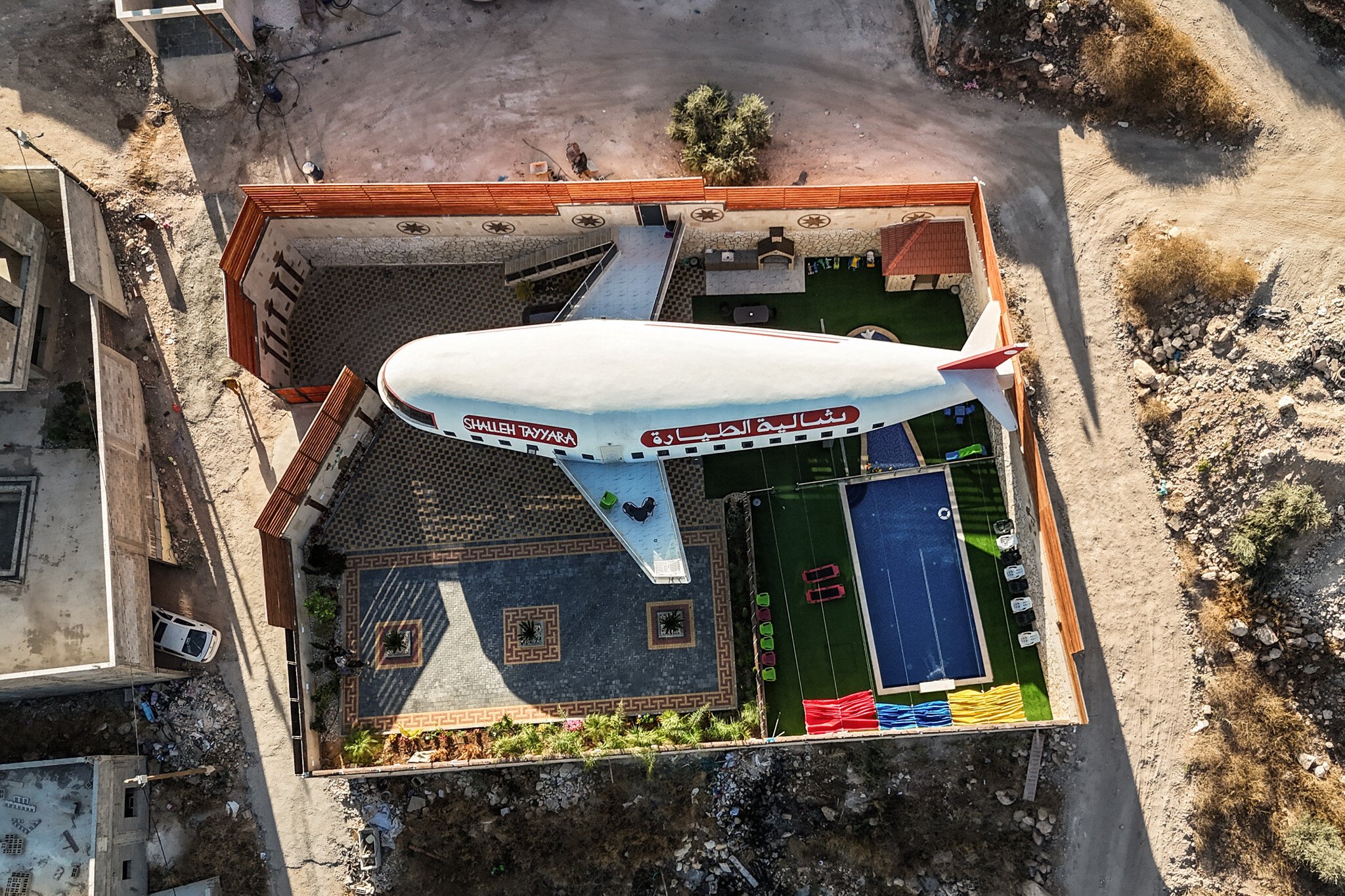 Palestinian builds plane-shaped guesthouse in West Bank’s Area C