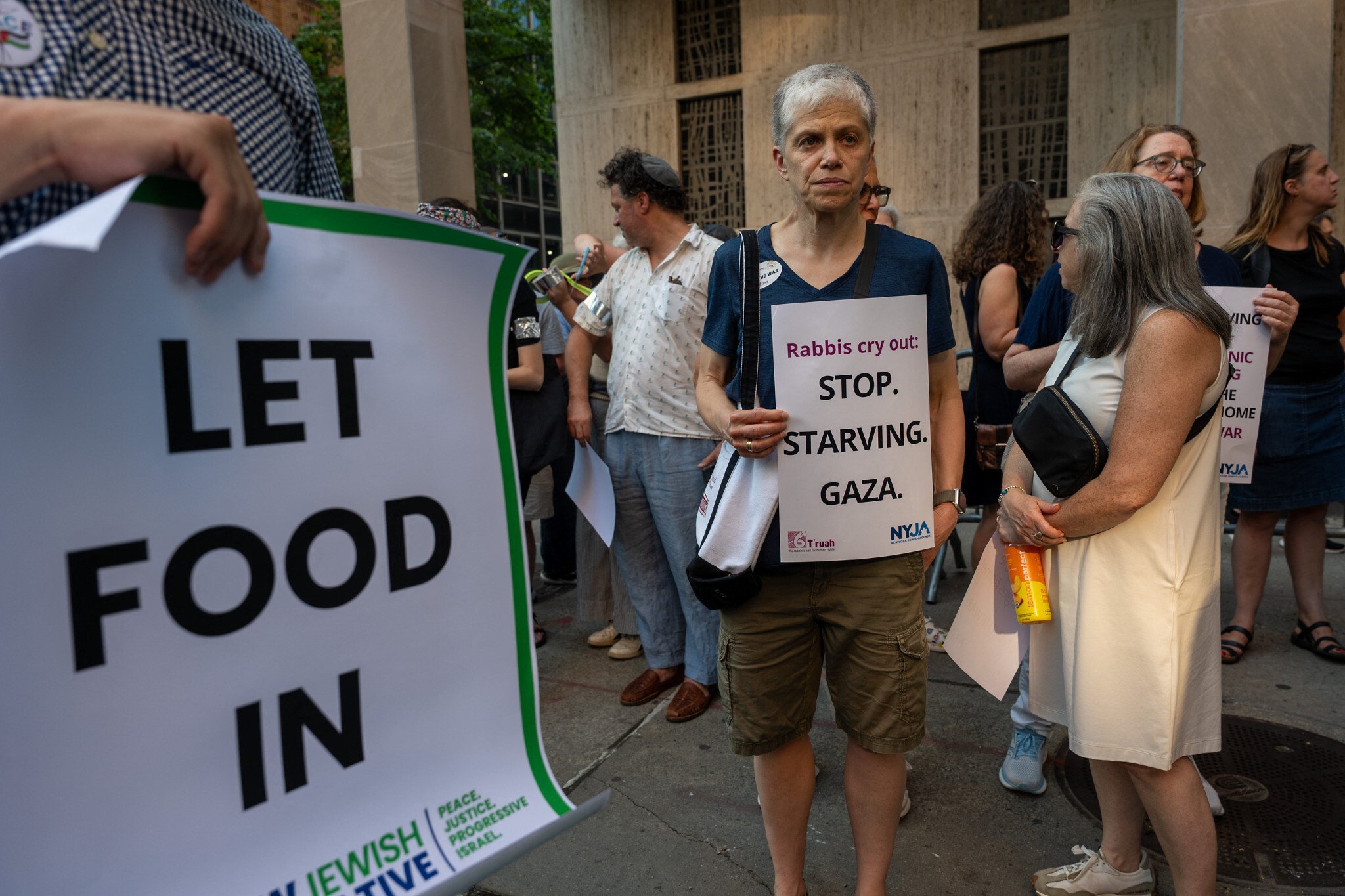 35 US rabbis arrested in separate NYC and DC demonstrations for Gaza food aid