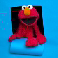 Elmo poses for a portrait in the Fender Music Lodge during the 2011 Sundance Film Festival in Park City, Utah, Jan. 24, 2011. (AP Photo/Victoria Will, File)