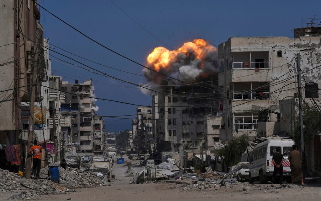 IDF chief said to propose expanding hold on Gaza as alternative to ‘humanitarian city’