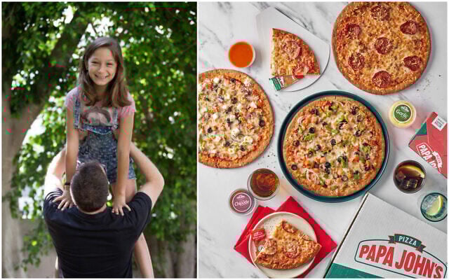 Ran Hirsch's diabetic daughter, then 8, was the impetus for the launch of Eatsane and its line of mainstream products that are safe for her to eat, such as low-carb pizza crusts found at Israeli branches of Papa John's Pizza. (courtesy)