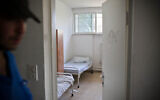 A patient's room inside the psychiatric hospital in Kfar Shaul, Jerusalem, July 31, 2012 (Noam Moskowitz/Flash90)