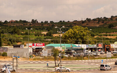 General view of the Gush Etzion Junction in the West Bank, July 9, 2020. (Gershon Elinson/Flash90)
