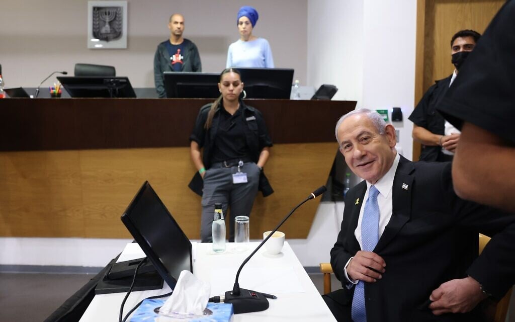 Court lets Netanyahu skip testimony next week for trip to meet Trump