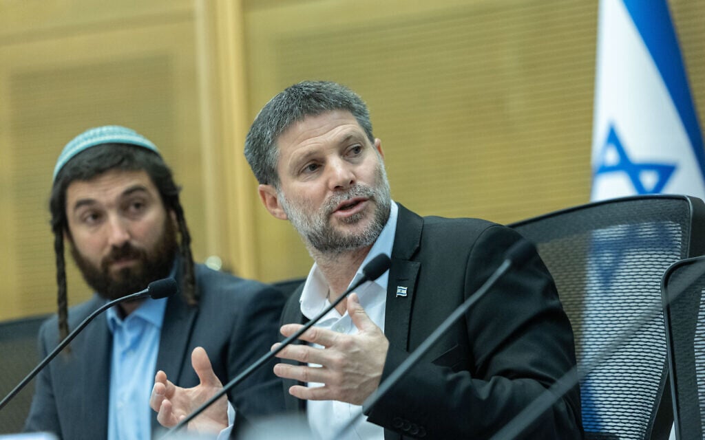 At Knesset conference on ‘Gaza Riviera,’ Smotrich claims IDF chief favors annexation