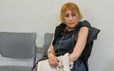 Tamar Gershuni, an anti-government activist in her 70s, arrested for allegedly plotting to assassinate Prime Minister Benjamin Netanyahu, arrives for a court hearing in Tel Aviv, July 24, 2025. (Avshalom Sassoni/Flash90)