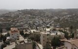 The village of Musheirifa, near Umm al-Fahm in northern Israel, is seen in 2015. (Moataz1997 via Wikimedia Commons, under CC-SA 3.0 license, bit.ly/44ZOc8V)