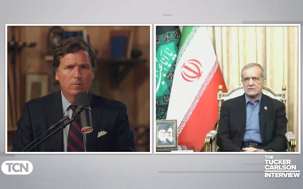 Iran’s president claims Israel tried to kill him, says open to new nuke talks with US