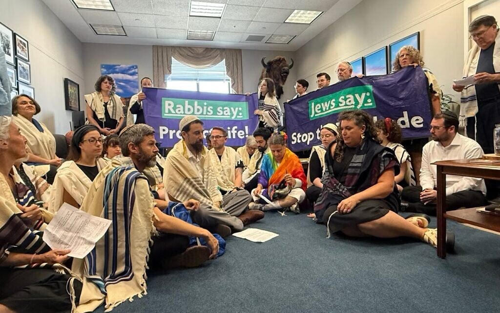 35 US rabbis arrested in separate NYC and DC demonstrations for Gaza food aid