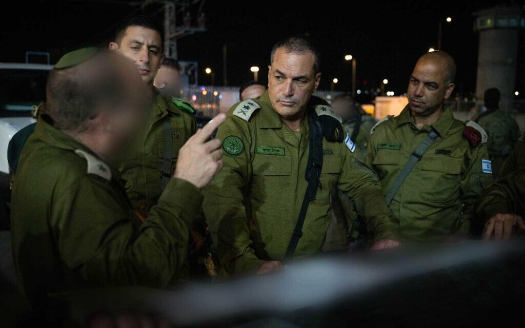 IDF chief said to call Gaza humanitarian city plan ‘unworkable’ at security meeting