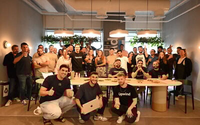 Team at Israeli-founded cybersecurity startup Upwind Security. (Courtesy)