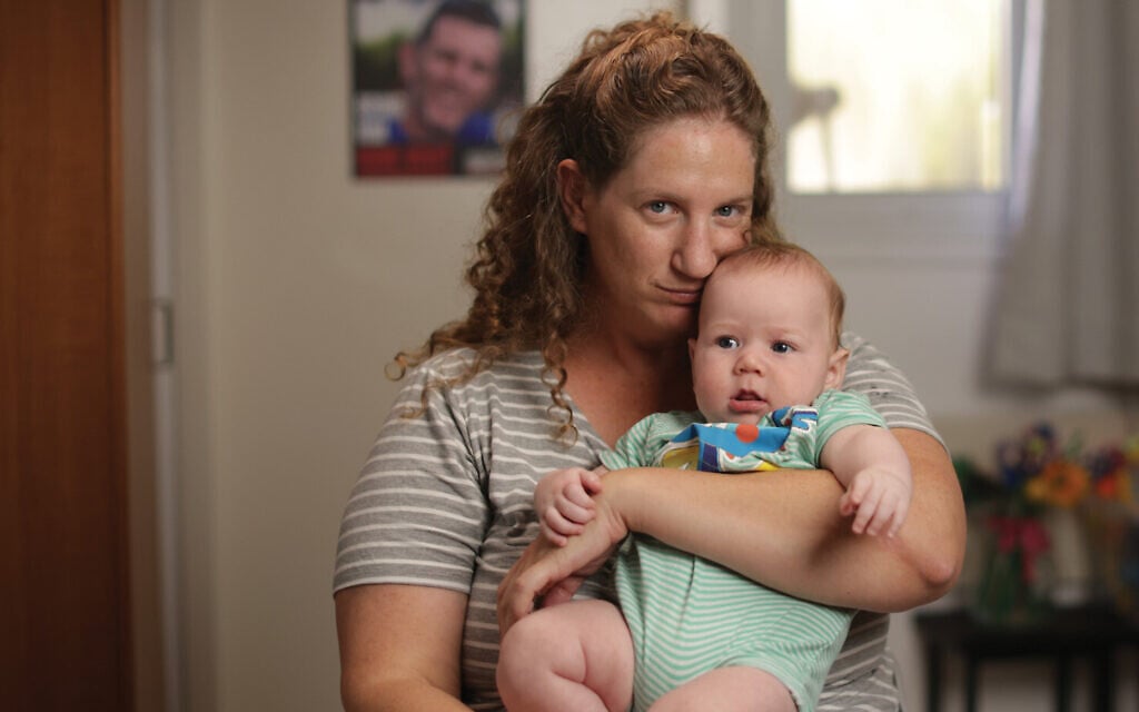 Life swells alongside tragedy for the then-pregnant spouses of October 7 victims
