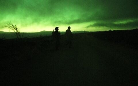 IDF soldiers operate in southern Lebanon in an image released on July 9, 2025 (Israel Defense Forces)