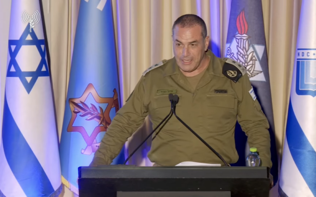 IDF Chief of Staff Lt. Gen. Eyal Zamir speaks at a graduation ceremony for the National Security College, July 9, 2025. (Screenshot: IDF) IDF Chief of Staff Lt. Gen. Eyal Zamir speaks at a graduation ceremony for the National Security College, July 9, 2025. (Screenshot: IDF)