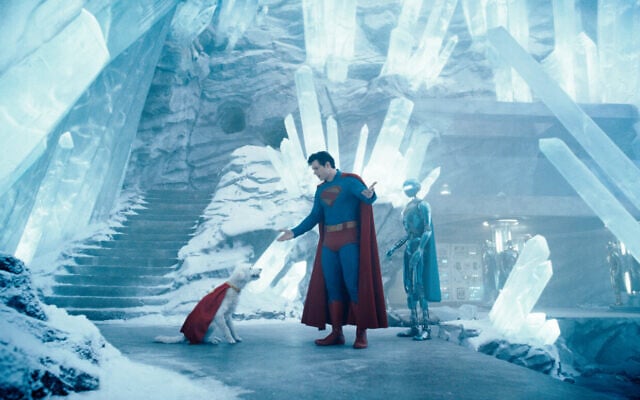 David Corenswet in 'Superman.' (Courtesy Warner Bros. Discovery)