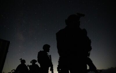IDF troops operate in southern Syria, in a photo cleared for publication on August 29, 2025. (Israel Defense Forces)