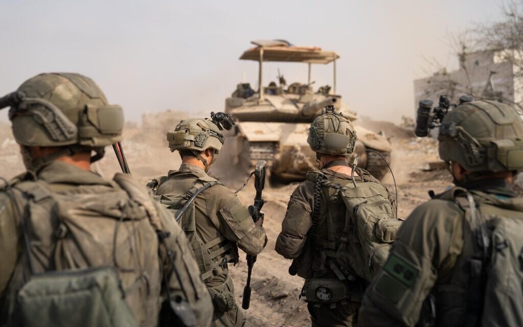In fresh offensive on Gaza City outskirts, IDF says dozens of ‘terror targets’ destroyed