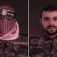 Hamas spokesman Abu Obeida exposed as Hudayfa Samir Abdallah al-Kahlout, in footage released by the IDF in October 2023. (Israel Defense Forces)
