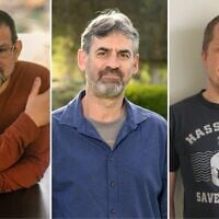 Weizmann Institute of Israel scientists, from left to right: Prof. Avishay Gal-Yam, Dr. Ofer Yaron, and Dr. Steve Schulze of Northwestern University. (Courtesy)