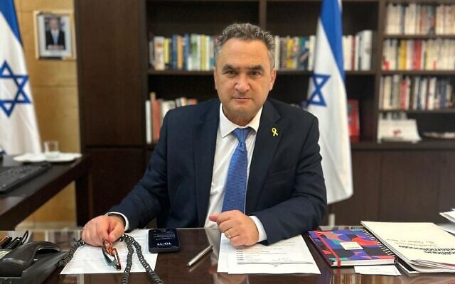 Israeli Ambassador to France Joshua Zarka. (Courtesy)