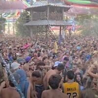 Illustrative image of the Ozora trance music festival in Hungary. (YouTube screenshot)