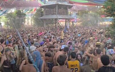 Illustrative image of the Ozora trance music festival in Hungary. (YouTube screenshot)