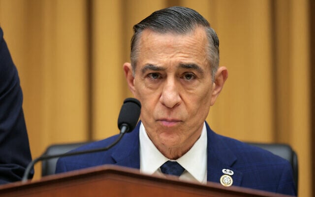 US Rep. Darrell Issa, a California Republican, participates in a House Judiciary Subcommittee hearing in the Rayburn House Office Building on April 1, 2025 in Washington, DC. (Kayla Bartkowski/Getty Images/AFP) US Rep. Darrell Issa, a California Republican, participates in a House Judiciary Subcommittee hearing in the Rayburn House Office Building on April 1, 2025 in Washington, DC. (Kayla Bartkowski/Getty Images/AFP)