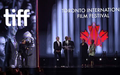 Toronto International Film Festival CEO Cameron Bailey speaks during the 2025 Canada's Walk Of Fame Induction Gala held at Metro Toronto Convention Centre on June 14, 2025 in Toronto, Ontario.  (Jeremy Chan/Getty Images/AFP)
